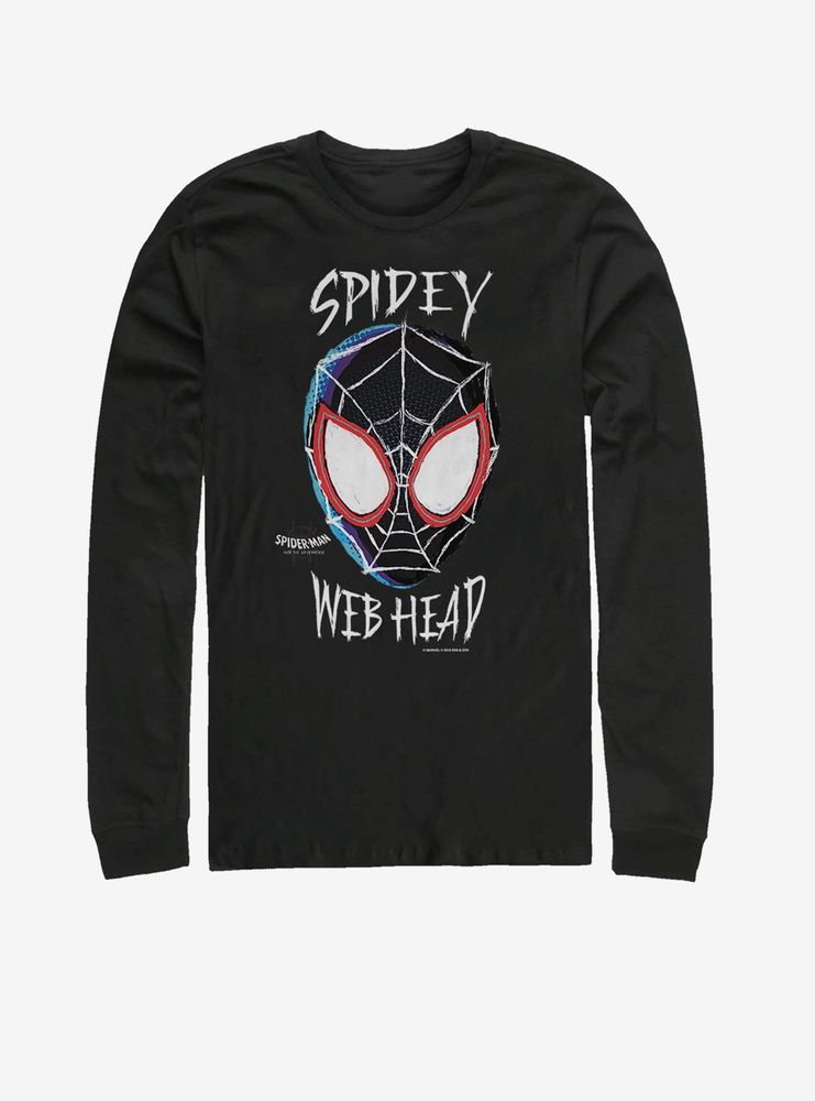 Marvel Spider-Man Web Head Long-Sleeve T-Shirt