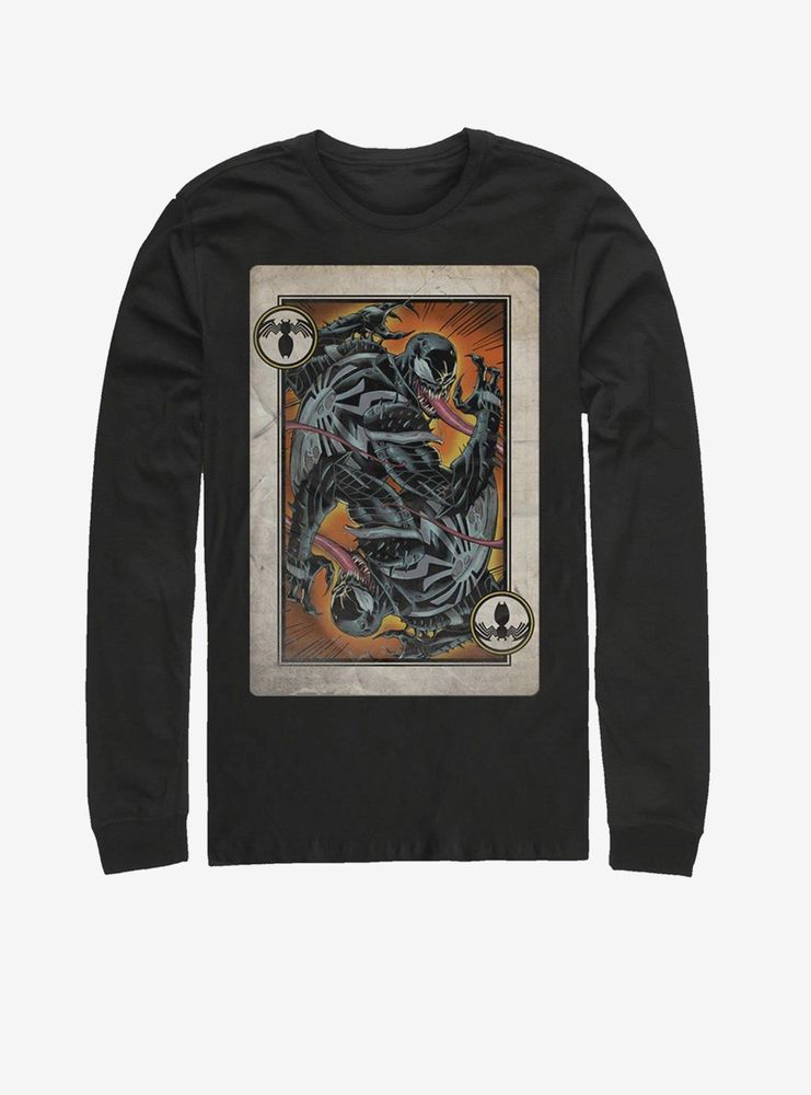 Marvel Venom Card Long-Sleeve T-Shirt