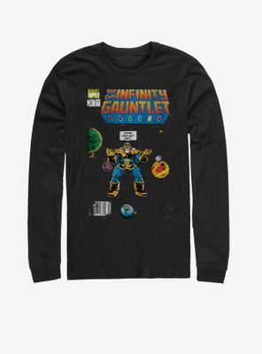 Marvel Thanos ComicCover Long-Sleeve T-Shirt