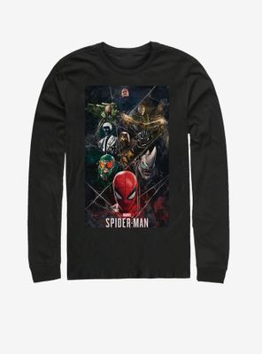 Marvel Spider-Man Villain Webbs Long-Sleeve T-Shirt
