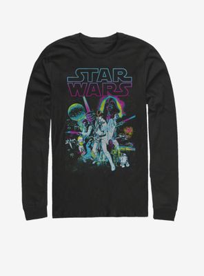 Star Wars Neon Hope Long-Sleeve T-Shirt