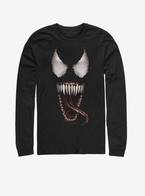 Marvel Venom Mouth Open Long-Sleeve T-Shirt