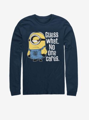 Universal Minion No One Cares Long-Sleeve T-Shirt