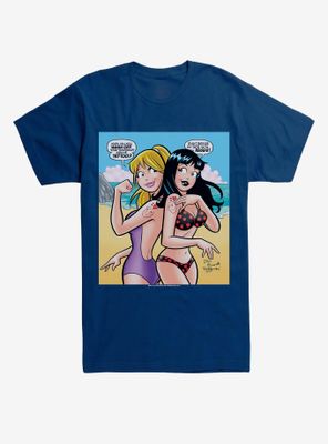 Archie Comics Betty and Veronica Beach T-Shirt