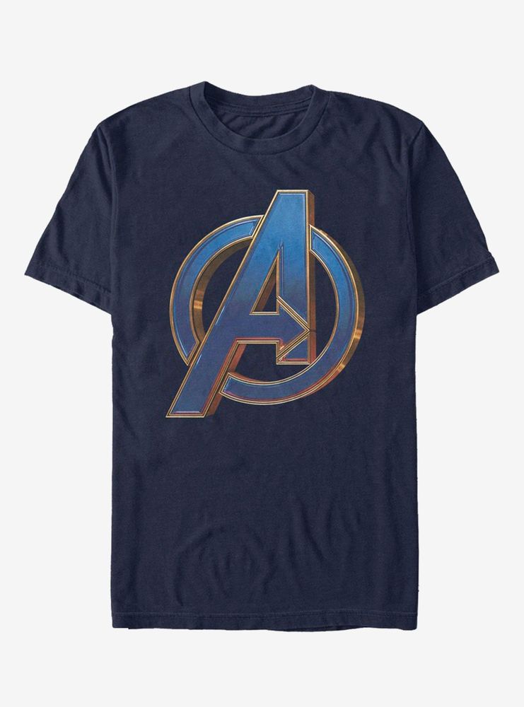 Marvel Avengers Endgame Blue Logo T-Shirt