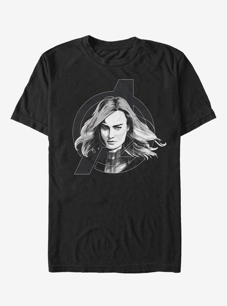 Marvel Avengers Endgame Black and White T-Shirt