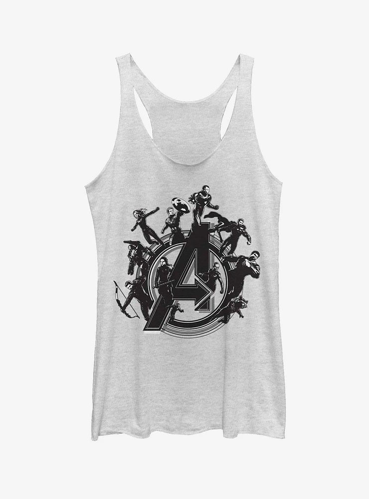 Marvel Avengers Endgame Flying Heroes Womens Tank