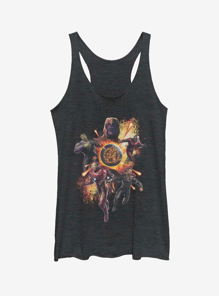 Marvel Avengers Endgame Planet Explosion Womens Tank