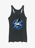 Marvel Avengers: Endgame Tech Logo Girls Heathered Tank Top