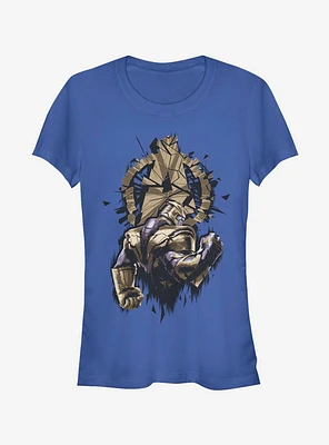 Marvel Avengers: Endgame Thanos Over Shoulder Girls T-Shirt