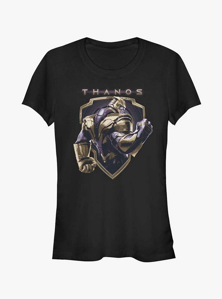 Marvel Avengers: Endgame Thanos Shield Girls T-Shirt