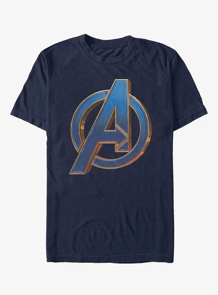 Marvel Avengers: Endgame Blue Logo Navy T-Shirt