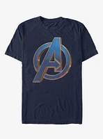 Marvel Avengers: Endgame Blue Logo Navy T-Shirt