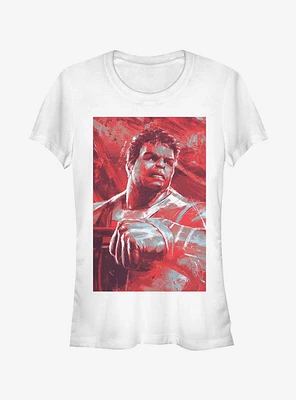 Marvel Avengers: Endgame Hulk Painted Girls White T-Shirt