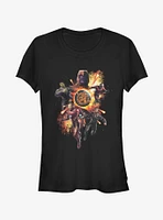 Marvel Avengers: Endgame Planet Explosion Girls T-Shirt