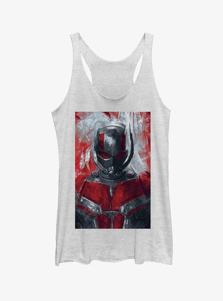 Marvel Avengers: Endgame Ant-Man Painted Girls White Heathered Tank Top