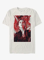 Marvel Avengers: Endgame Black Widow Red Painted T-Shirt