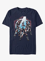 Marvel Avengers: Endgame Space Force Navy Blue T-Shirt