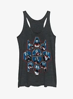 Marvel Avengers: Endgame Character Group Girls Heathered Tank Top