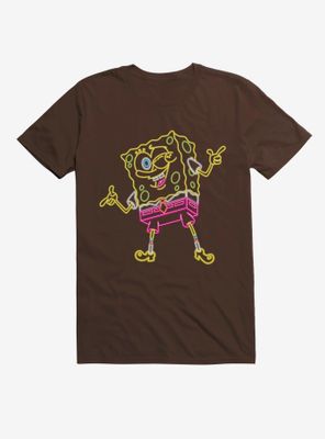 SpongeBob SquarePants Neon Thumbs Up T-Shirt
