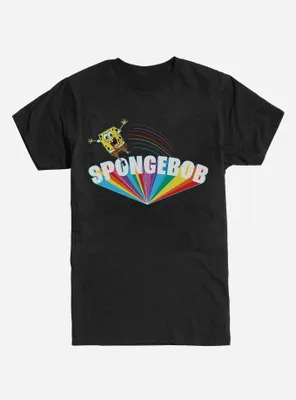 SpongeBob SquarePants Big Font Rainbow T-Shirt