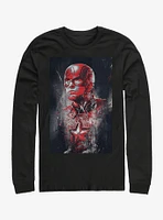 Marvel Avengers: Endgame Captain America Painted Long-Sleeve T-Shirt