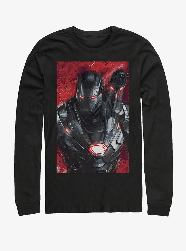 Marvel Avengers: Endgame War Machine Painted Long-Sleeve T-Shirt