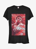 Marvel Avengers: Endgame Hulk Painted Girls White T-Shirt