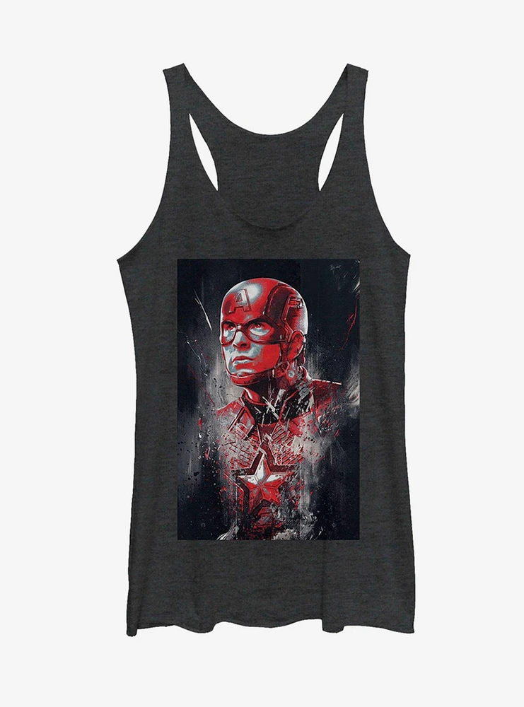 Marvel Avengers: Endgame Captain America Painted Girls Tank Top