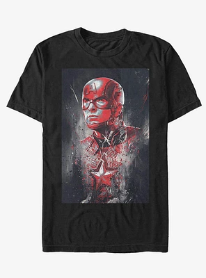 Marvel Avengers: Endgame Captain America Painted T-Shirt