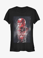 Marvel Avengers: Endgame Captain America Painted Girls White T-Shirt