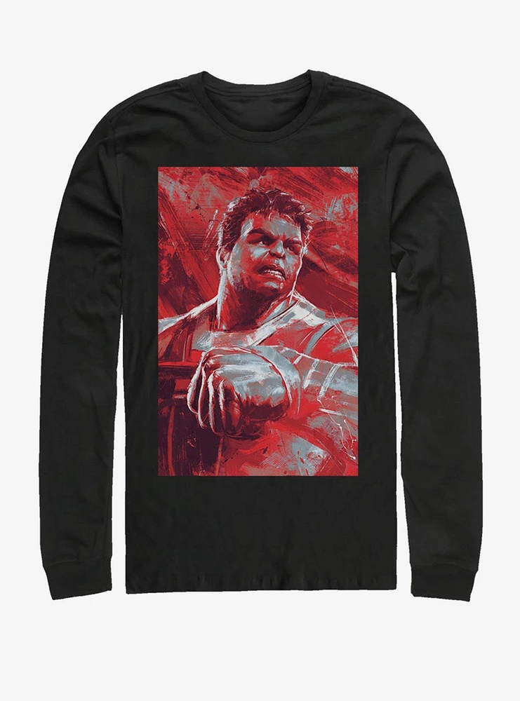 Marvel Avengers: Endgame The Hulk Painted Long-Sleeve T-Shirt