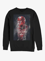 Marvel Avengers Endgame: Captain America Painted Sweatshirt