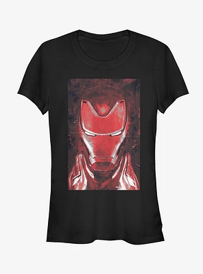 Marvel Avengers: Endgame Red Iron Man Girls White T-Shirt