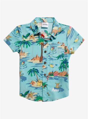 Pokemon Island Life Toddler Woven Button-Up - BoxLunch Exclusive