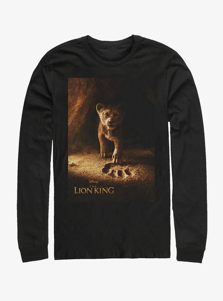 Disney The Lion King 2019 Simba Poster Long-Sleeve T-Shirt