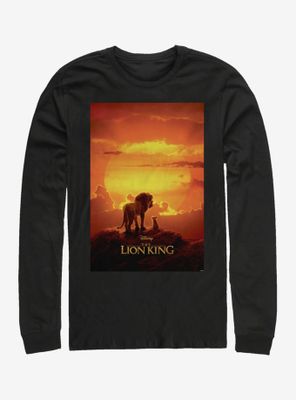 Disney The Lion King 2019 Pride Rock Poster Long-Sleeve T-Shirt
