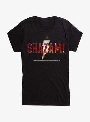 DC Comics Shazam! Name Logo Girls T-Shirt