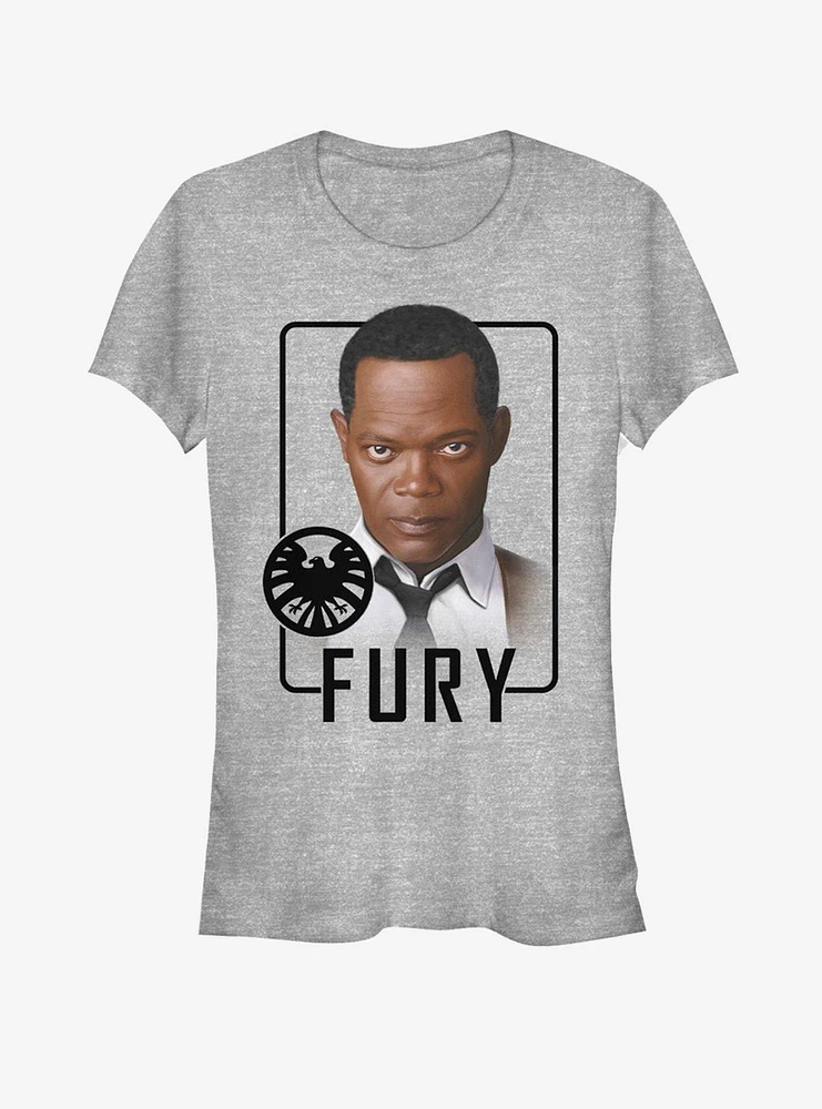 Marvel Captain Fury ID Girls T-Shirt