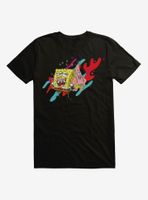 SpongeBob SquarePants and Patrick Teeth Black T-Shirt