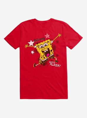SpongeBob SquarePants Square With Flair T-Shirt