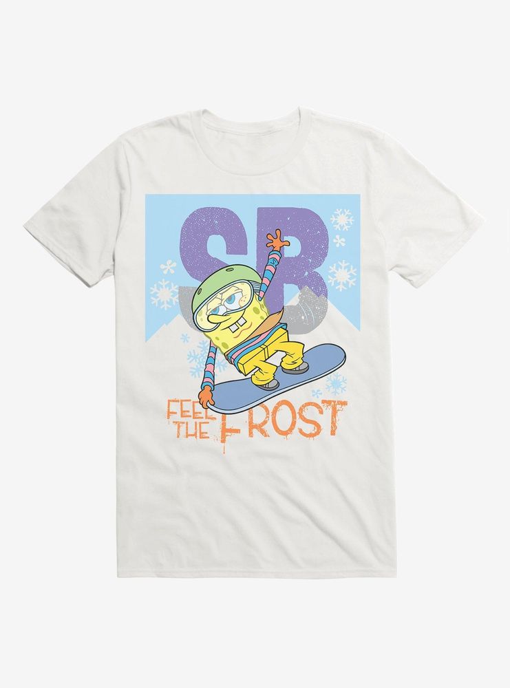 SpongeBob SquarePants Feel The Frost Snowboarding T-Shirt