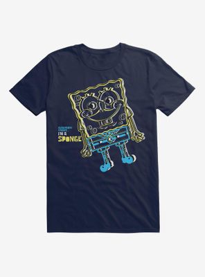 SpongeBob SquarePants Iconic Outline Navy T-Shirt