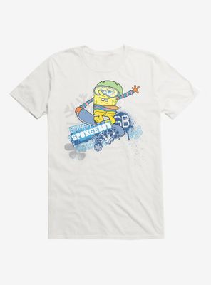 SpongeBob SquarePants Ski Neon White T-Shirt