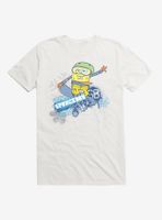 SpongeBob SquarePants Ski Neon White T-Shirt