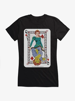 Shrek Fiona Queen Card Girls T-Shirt
