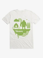 Shrek Onion Carriage Outline T-Shirt