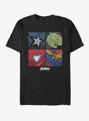 Marvel Avengers Endgame Hero Emblems T-Shirt