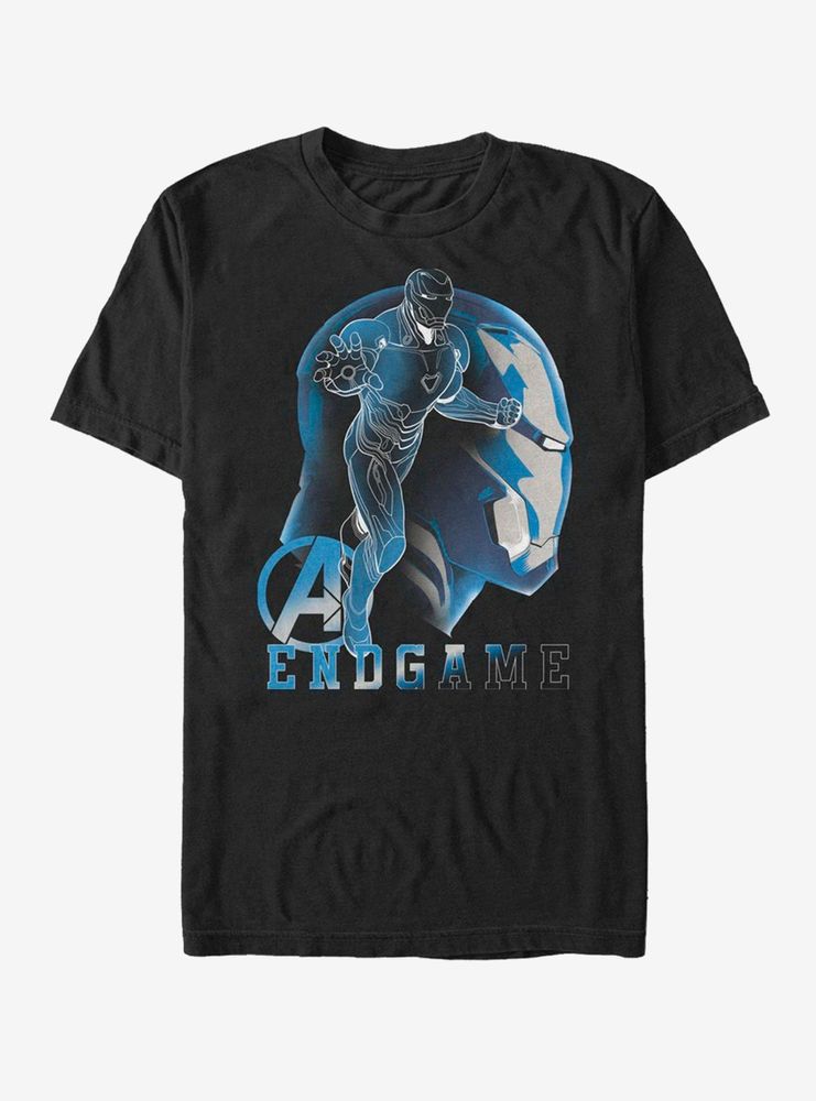 Marvel Avengers Endgame Ironman Silhouette T-Shirt