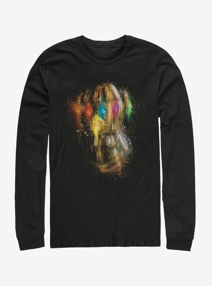 Marvel Avengers Endgame Painting Glove Long sleeve T-Shirt